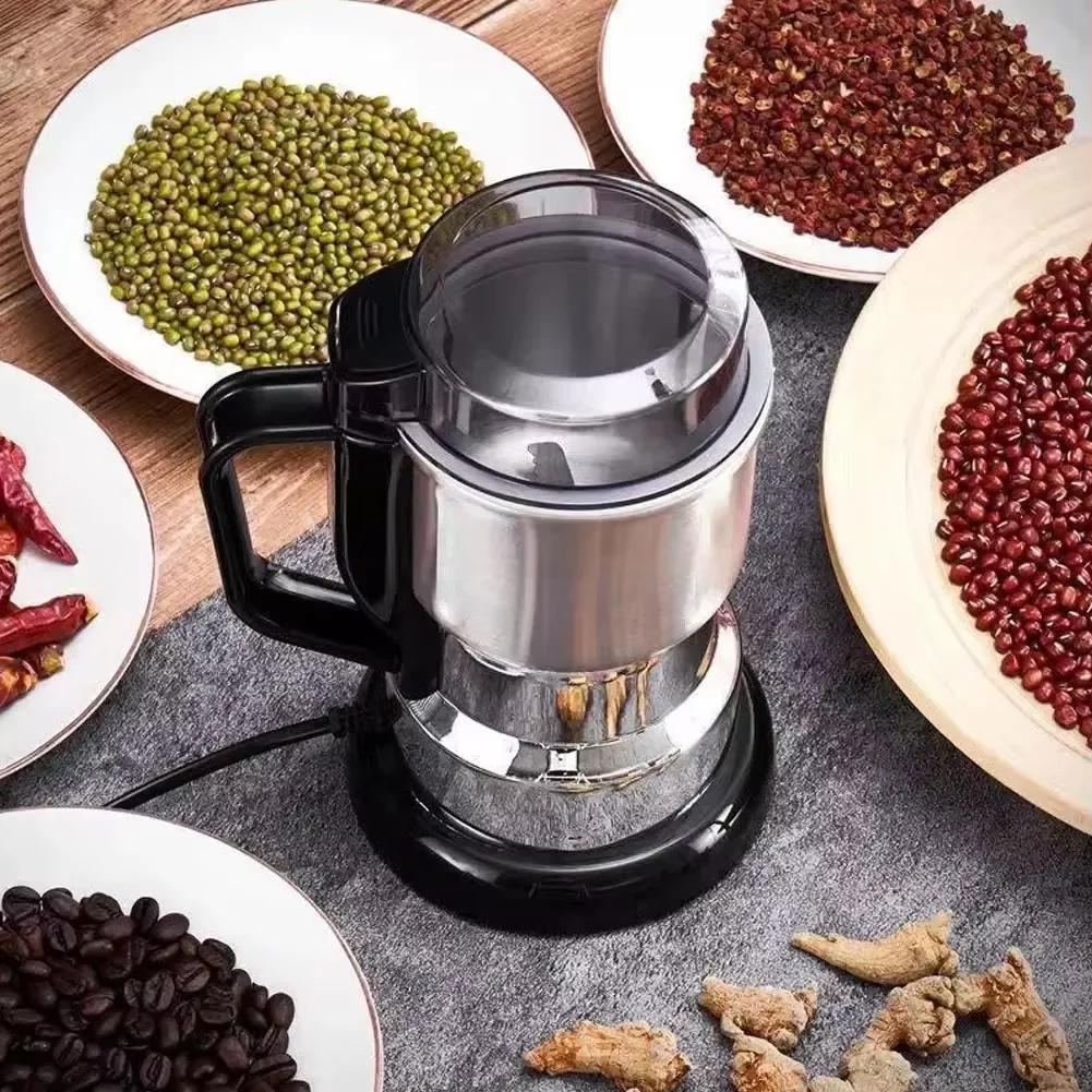 Coffee Grinder Multifunctional Machine Stainless Steel Coffee Machine for Home Bean Pepper Concentrated Coffee Nut