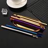 4/8Pcs Stainless Steel Smoothie Straws Extra Wide Reusable Metal Drinking Straws for Milkshake Smoothie with Cleaning Brush