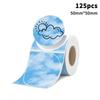 New Gradient Color Labels, Stickers, Self-adhesive DIY Graffiti Envelope Seal Stickers, Thermal Paper Labels