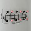 Key Storage Hook Multi-functional Hook Coat Living Room Bedroom Storage Hooks Wall Non-marking Decoration Accessories