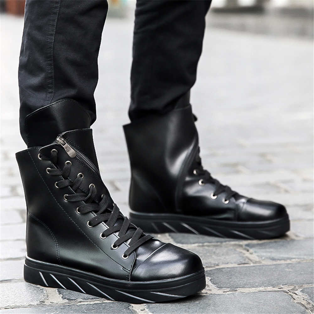 Front Zip Ete Boots Long Shoes Boots Original Brand Sneakers Man Sport Drop Shipping Dropshiping Obuv Top Comfort Top Sale