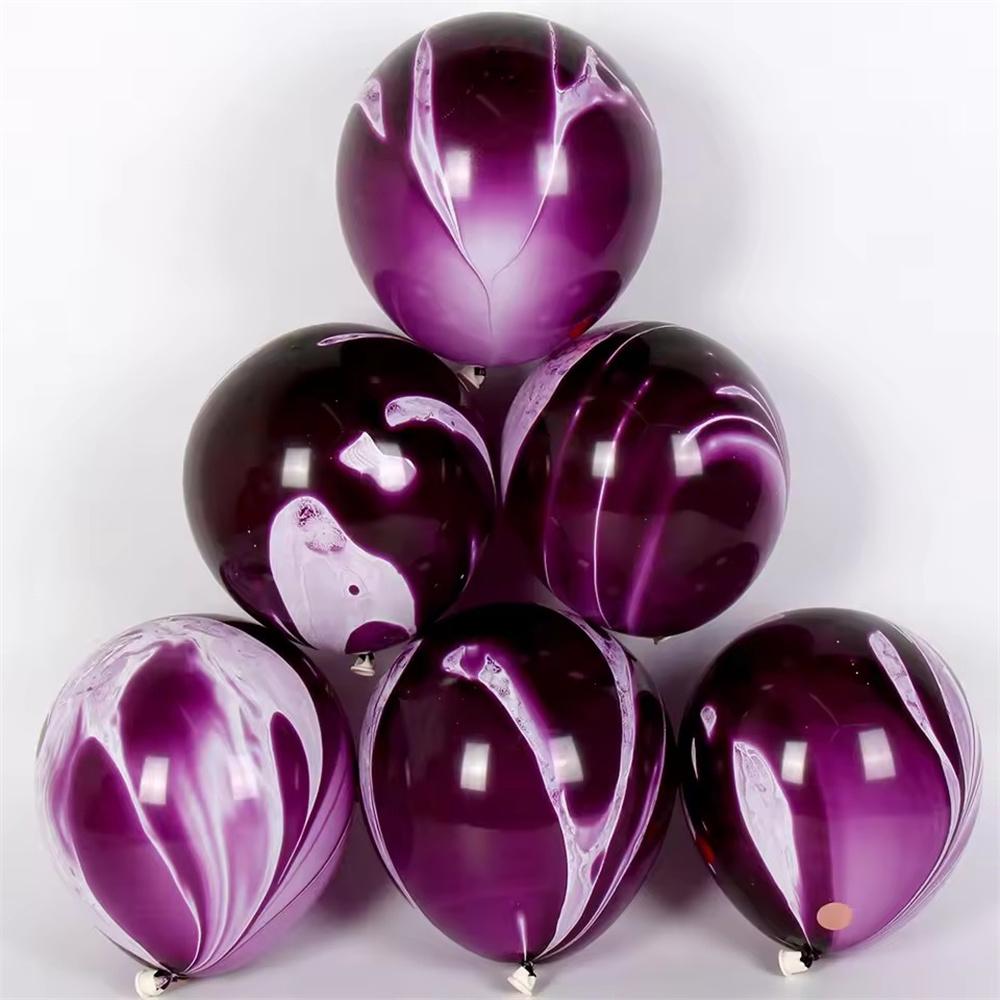 10/20/50pcs Agate Balloon Wholesale 10inch Marble Texture Color Cloud Latex Balloon Birthday Party Wedding Celebration Decor