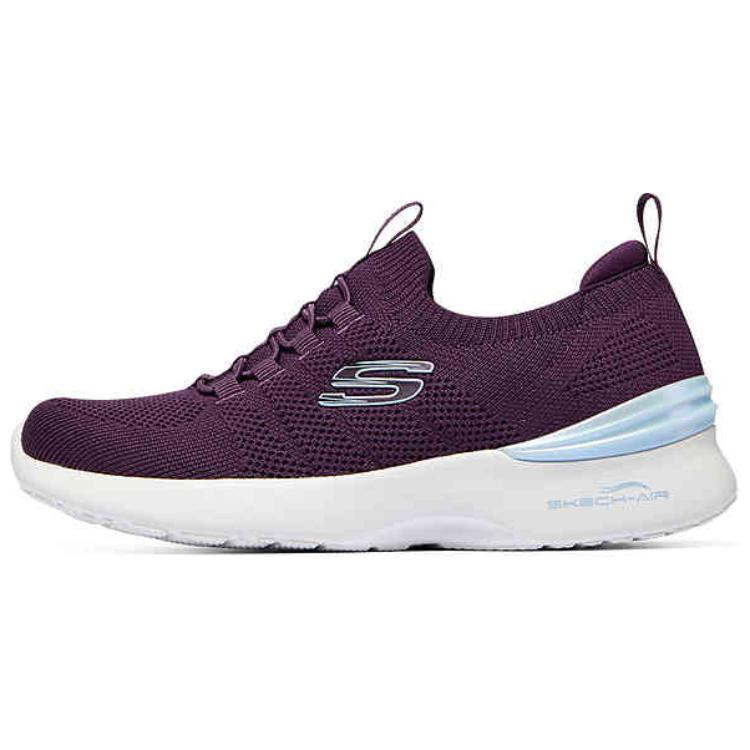 Skechers Sport Удобные Универсальные Амортизирующие Прочные Низкие Повседневные Кроссовки Женские Темно-Фиолетовый 149754-PLUM 35.5