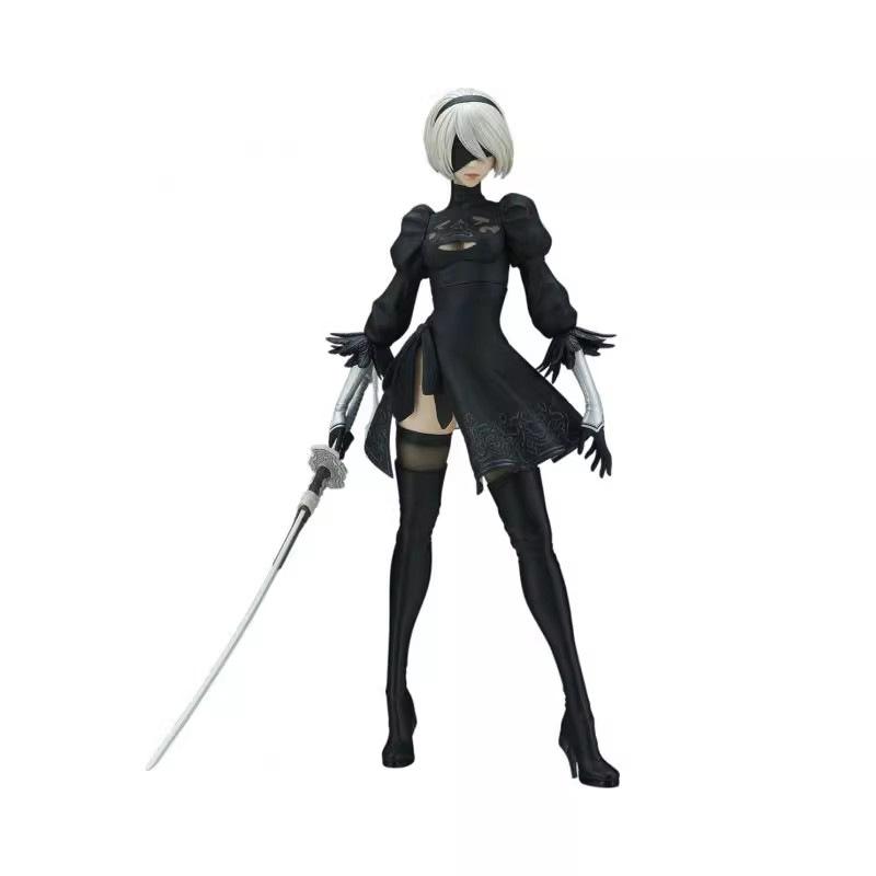 Building Block Assembly And Plug-in Brickhead Toy Set NieR Automata