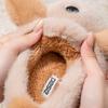 Cute puppy cotton slippers women's new indoor home home non-slip warm cotton towed slippers women's winter