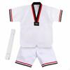 V-Shaped Neck Dobok Set Adjustable Waist with Drawstring Training Garmalest