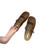 French Xiaoxiangfeng Doudou Shoes Retro Mary Jane Slippers Spring and Summer New Shallow Single Shoes Lightweight