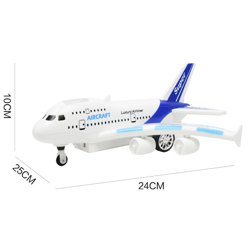 Four-Way Electric Remote Control Aircraft Simulation Airliner, Boeing 747 Airbus Civil Aviation Toy Model