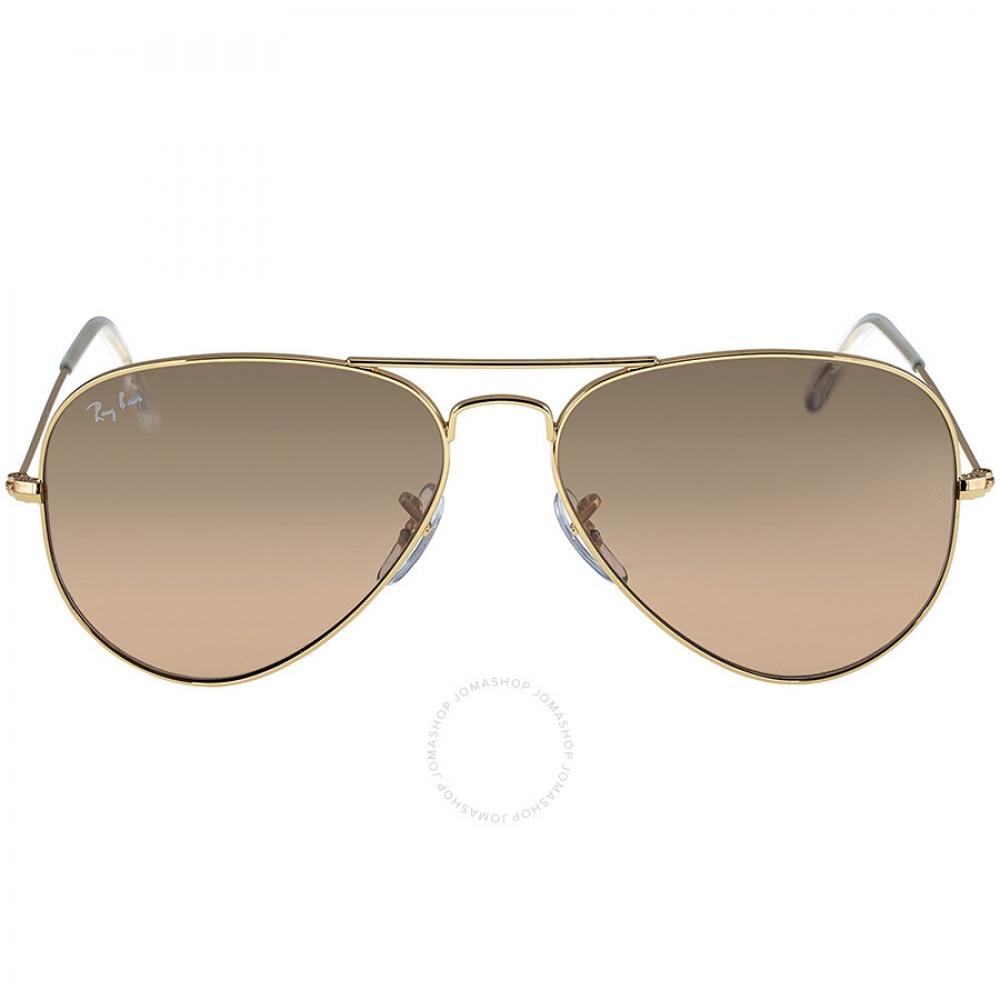 

Солнцезащитные очки унисекс Ray Ban Aviator с градиентом серебристо-розового зеркала RB3025 001 3E 58