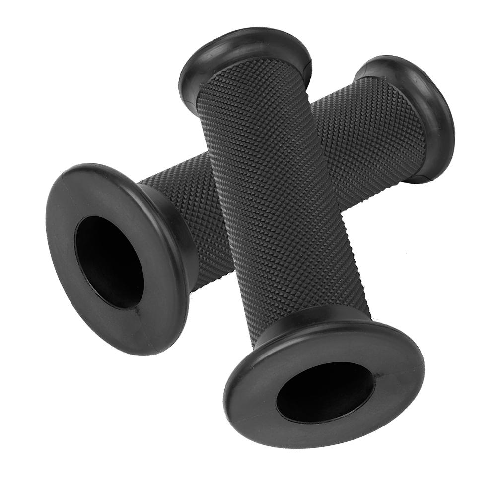 One Pair Universal Rubber Anti Skid Motorcycle Handlebar Hand Grips Modification Accessory