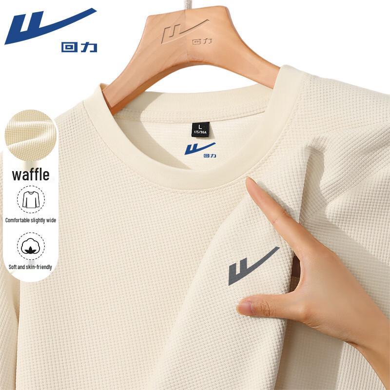 Warrior Men s Waffle Texture Long Sleeve T-Shirt L