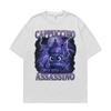 Cappuccino Assassino Funny Italian Brainrot Meme T Shirts Unisex Fashion Humor Oversized T-shirt Men Comfort 100% Cotton T Shirt