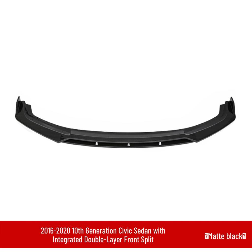 Civic 16th-19th Gen Body Kit: Front Lip, Splitter, Rear Spoiler, Side Skirt