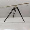 Brass Floor Standing Telescope Vintage Marine Chrome Single Barrel Brass Tripod Stand Telescope -