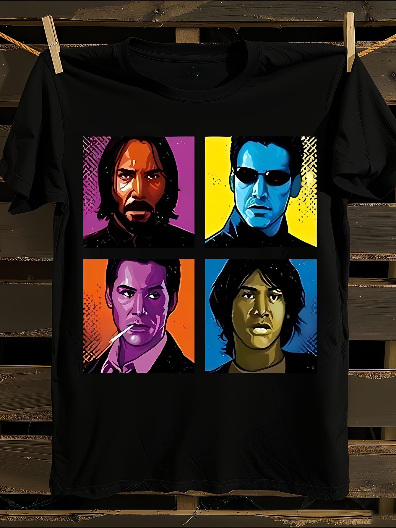 John Wick The Matrix Movie Graphic Tshirt L