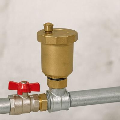Messing Material Automatische Entlüftungsventil Standard Außengewinde Druckentlastung Luftentlüftung Ventil Verteilerverteilerstück