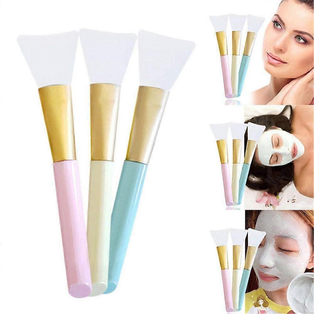 Face Mask Brush,Hairless Silicone Cosmetic Scrapers, Facial Applicator Brushes Cosmetic Brush Mud Mask Brush DIY
