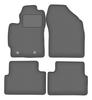 Velour Graphite Car Mats For: Toyota Corolla E14 / E15 Sedan (2007-2012)