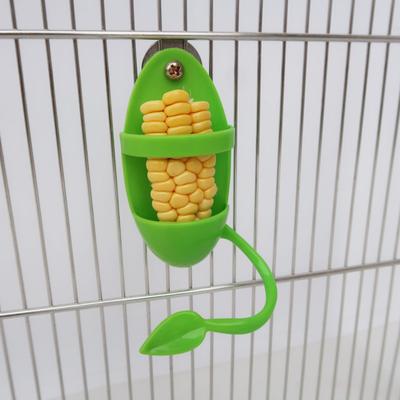 Vogel Futterbecher Gestell 2 Stück Kunststoff Sepiaschale Halter Ständer Futter Fruchthalter Vogelkäfig Zubehör für Wellensittiche Sittiche Nymphensittiche