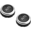 AC Climate Control Knob Button Cover Front Rear Fits for BMW 2014-2018 X5 2014-2019 X6 Replace 61319393931