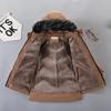 Winter Boys Padded Jacket Children's Thick Down Padded  Velvet Jacket Small Children