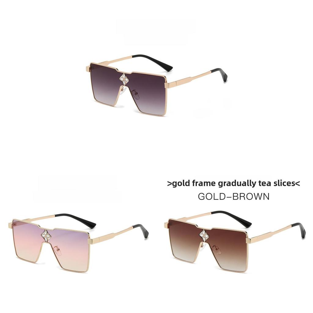 Millionaire Oversized Square Sunglasses For Women With Uv400 Protection Spring