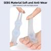 Silicone Toe Separator For Bunion Relief With Three Holes Design