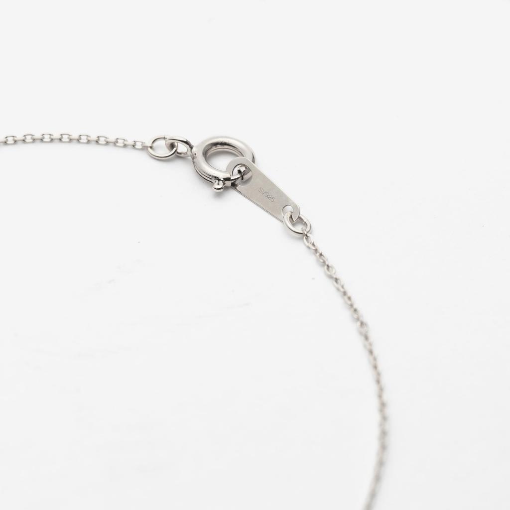 BLOOM Rhodium Cubic Clover [Official] Women's Bracelet, Silver, Plated, Zirconia, Motif, 0774-0464-0019-0000