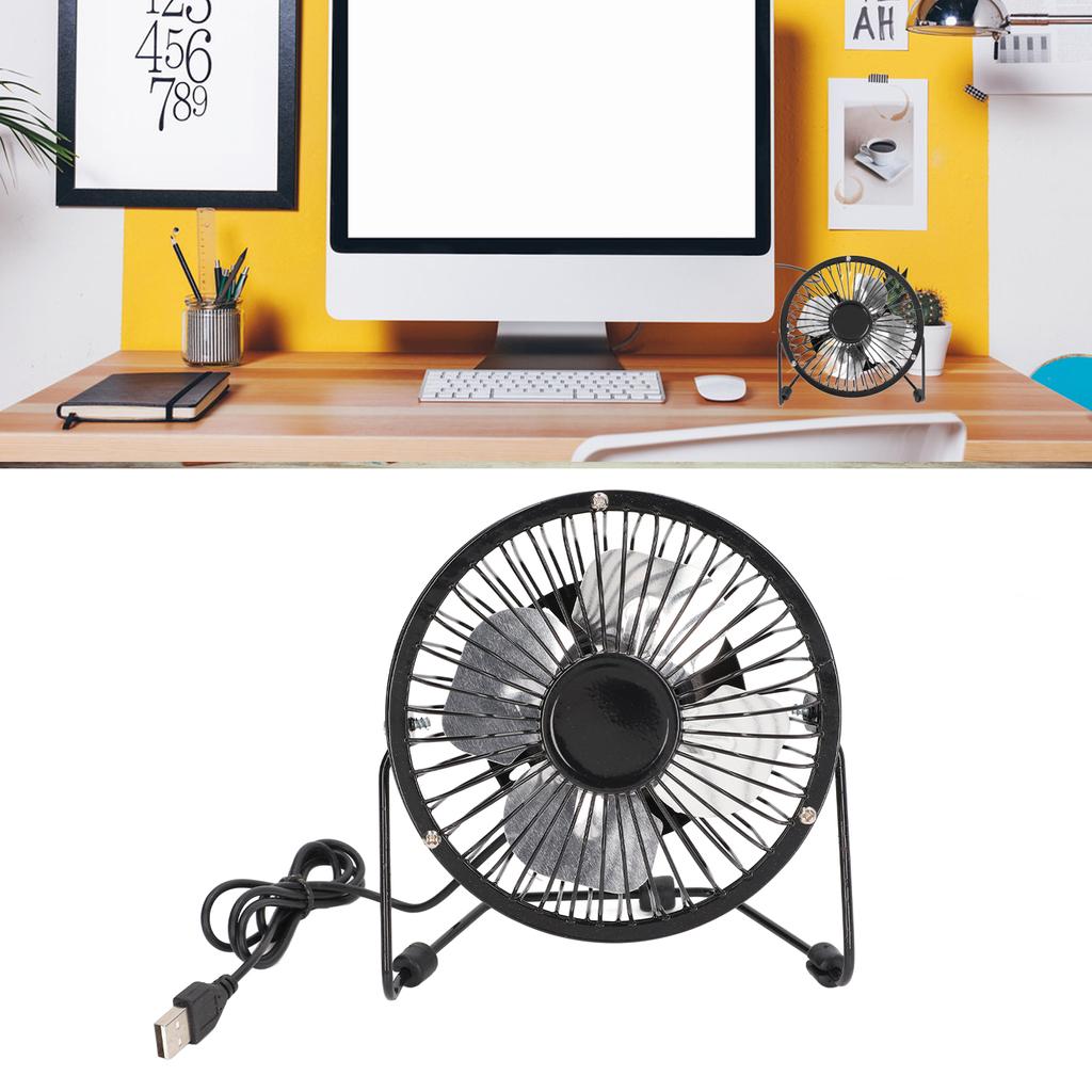 Malý stolní ventilátor s USB, rotací 360°, super zvuk, vypnutí, mini ventilátor, přenosný klíčový spínač, USB stolní ventilátor s...