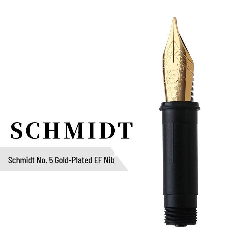 German SCHMIDT Bock Gold-Plated Silver Nib Fountain Pen Set FH241/FH452