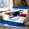 UC Sampdoria Pattern Blanket for Home Decoration, Bed, Sofa, Car Travel, Camping, Suitable for All Seasons, Birthday Christmas Gift