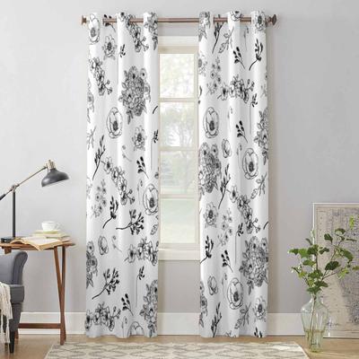 Cortinas Retro de Flores Hojas para Sala de Estar Cortina de Dormitorio de Lujo Persianas de Cocina Cortinas