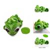 Color-changing Chameleon Plush Toy With Long Hair 16cm Size