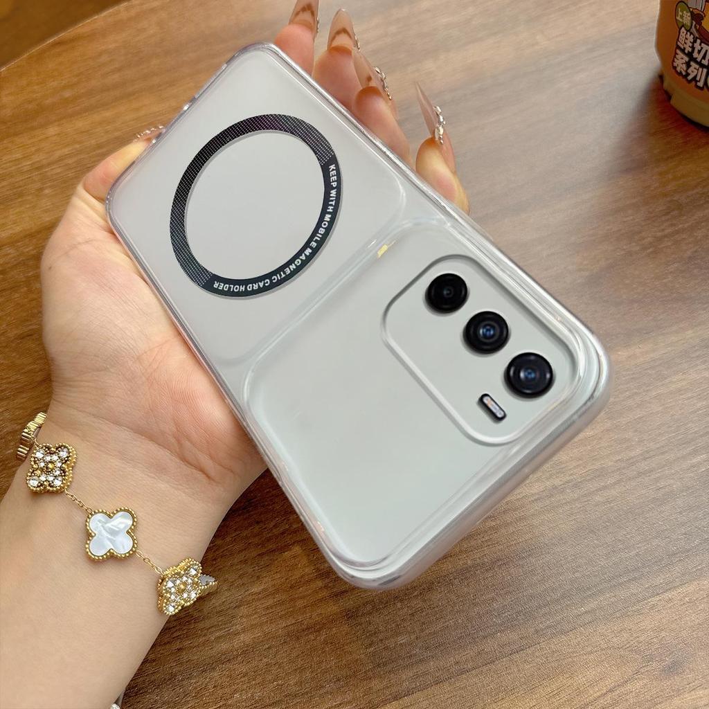 Case for realme C71 Wireless Charging Magnetic Ring Casing Anti-Fingerprint Matte Cover
