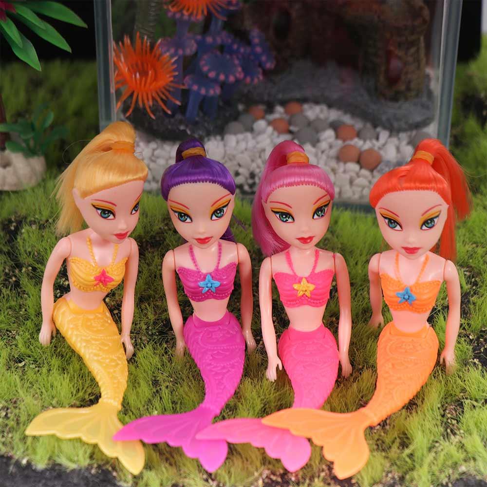 Birthday Present Birth Gift Classic Girls Toy Swimming Pool Toys Mermaid Doll Princess Fairy Doll