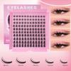 120Pcs Large Capacity Eyelash Clusters Natural Wispy Soft Texture For Daily Wear Party Cosplay