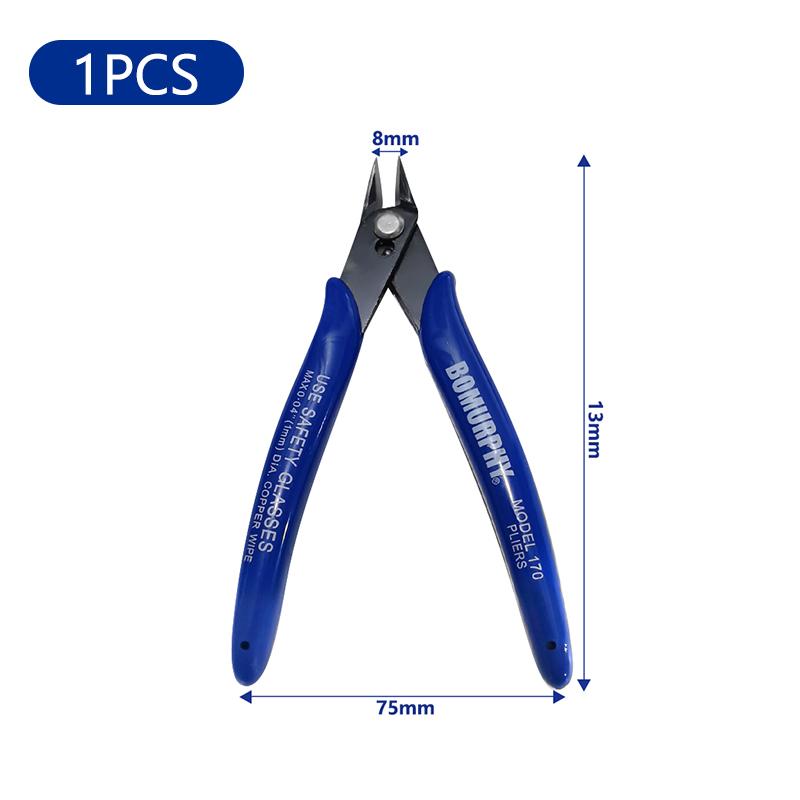 1/3/5pcs 170 Electronic Diagonal Pliers Carbon Steel Pliers Side Cutting Nippers Wire Cutter 3D Printer Parts Hand Tools