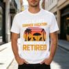 Funny Its Always Summer Vacation When Youre Retired Graphic T Shirt Cute RetireUnisext Print Tee Unisex Unisex Soft 100 Cotton
