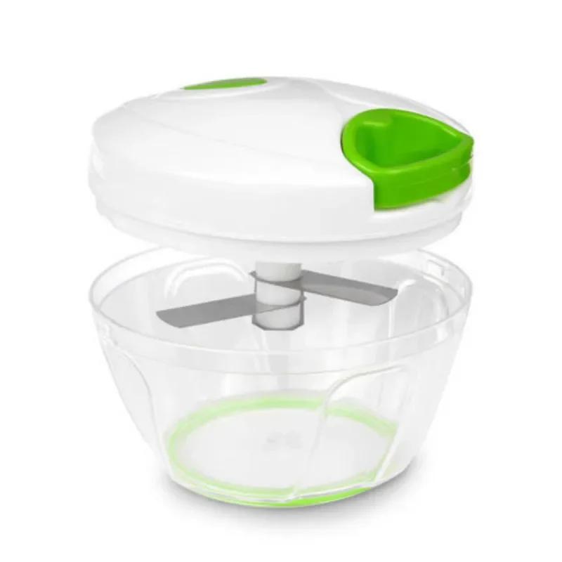 Multi-function Hand Held Vegetable Shredder Slicer Cutter Powerful Manual Pulling Food Chopper Cutting Various Foods Nuts Pesto