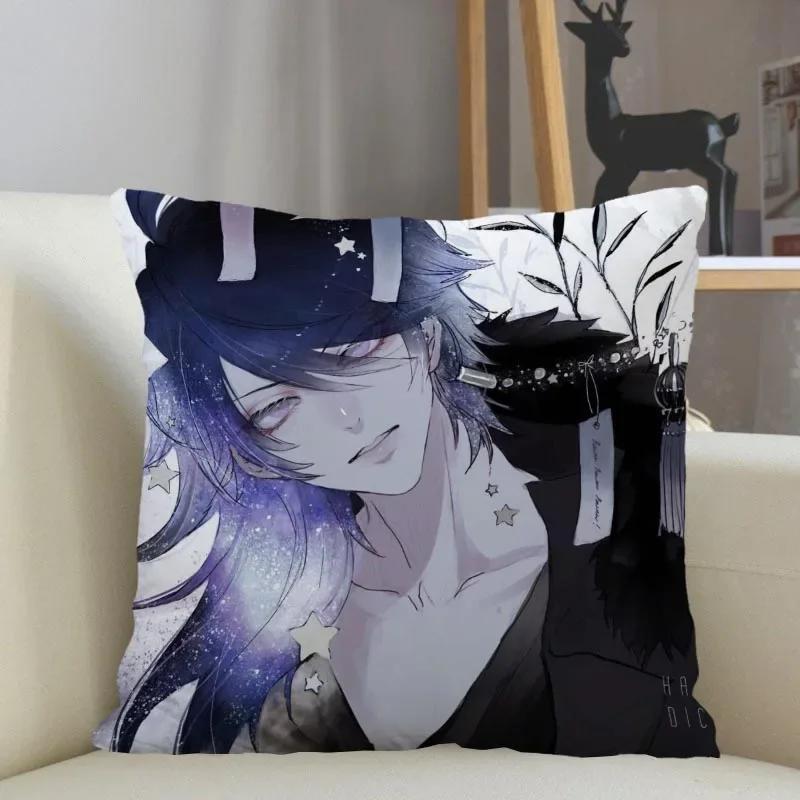Hypnosis Mic -Division Rap Battle Pillowcase Home Decoration 45x45cm Zipper Square Pillowcase Throw Pillow Cover Drop Shipping