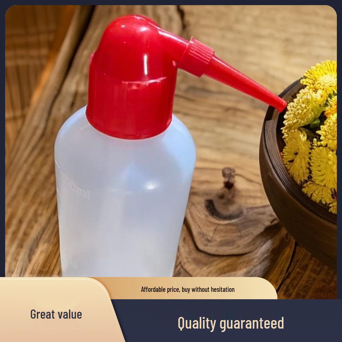 

Luwangxin 250ml Transparent PE Plastic Spray Bottle with Cap Piece