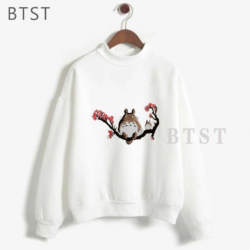 Miyazaki Hayao Totoro Studio Ghibli Sudaderas coreanas con capucha  femeninas Espesas cálidas Sudaderas con capucha Lady Autumn Fashion Tops  comprar a buen precio — entrega gratuita, reseñas reales con fotos — Joom