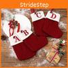 Delightful Red Knitted Christmas Stockings Embroidered With Unique Letters For Seasonal Decor