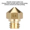 3D Printer Nozzle Extruder Nozzle 3D Printer Accessory Replacement for MK10