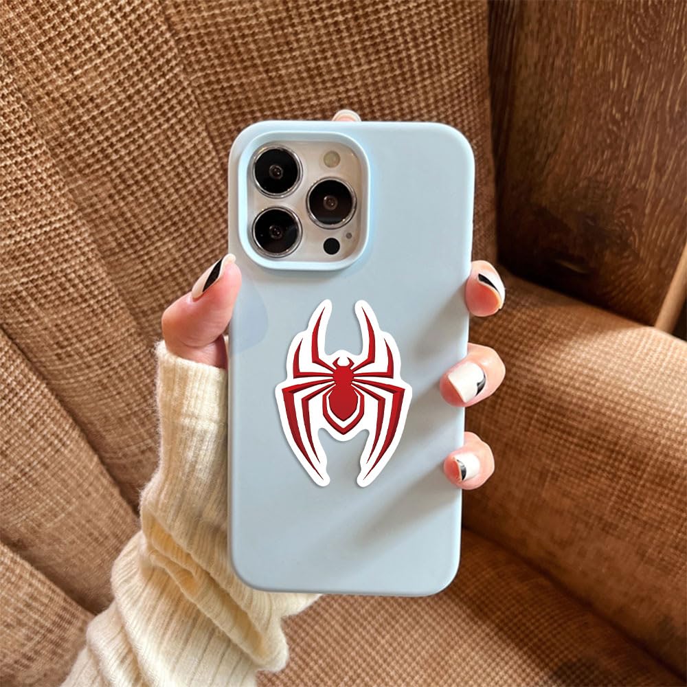 Set of 50 Cute Anime Stickers for Crayon Waterproof Cute and Stylish Cartoon DIY Great Gifts for Birthdays and New Years Spider-Man Stickers,