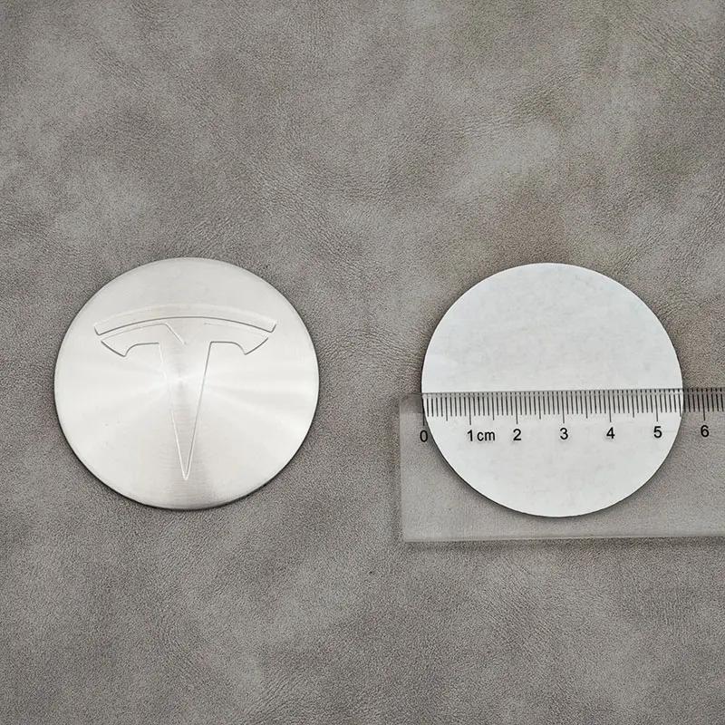 Car Sticker 2025 New Tesla 4pcs 56mm Tesla Cap Hub Center Cap Logo High Quality Sticker for Tesla Model 3 Y S X Personalized Car