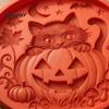 Flexible Silicone Casting Molds Stepping Stone Mold for Halloween DIY Garden Pathway, Reusable Concrete Cement, Sunflower Cat Pumpkin Art Decor Patio