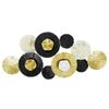 Anemone Gold/black Wall Decoration