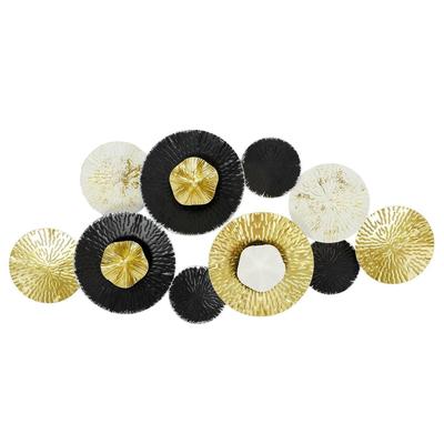 Anemone Gold/black Wall Decoration