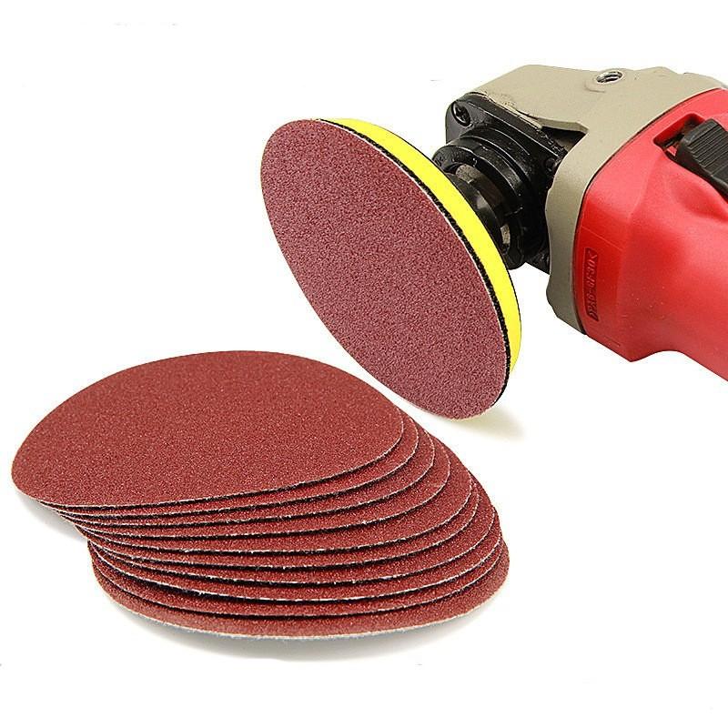 102/52pcs DIY Flocking Sanding Discs Pad Kit 1/2/3 Inch Grit Abrasive Polish Wheel Wood Sanding Paper Set for Dremel Rotary Tool